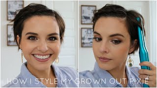 How I Style My Grown Out Pixie | Braid & Waves