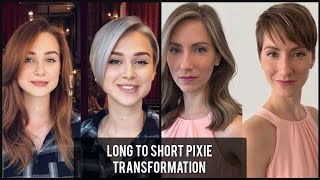 Women Amazing Long To Short Bob-Pixie Haircut Ideas Most Viral 20-2021 | Pixie Cut With Bangs