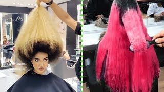 Amazing Women Haircut | Hairstyle Grwm | Hair Colour Trends 2020 | Long To Short Haircut