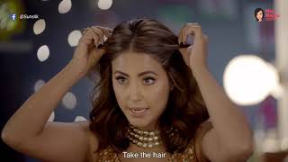 Stylish Wedding Hairstyle & A Quick Hair Hack For Short Hair With Hina Khan