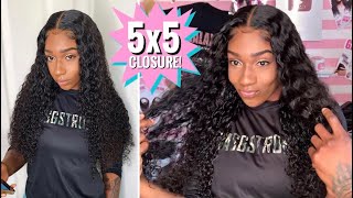 New Trend: Lace Closure Wigs! Quick Install Ft. Klaiyi Hair