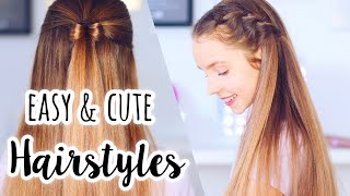 Easy & Cute Hairstyles! | Long Hair Hairstyles
