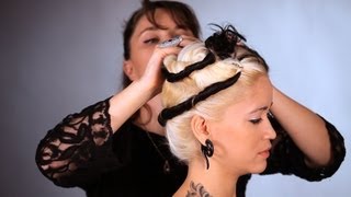 How To Twist & Pin Hair For A Wig | Special Fx Makeup