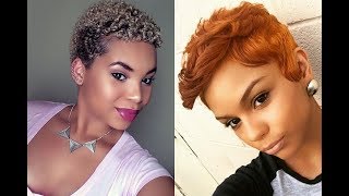 Short Pixie Hairstyles For Black Women 2019