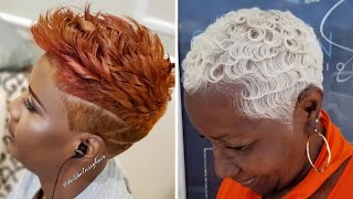 60 Unique And Stylish Cute Short Hairstyles/Haircuts For Matured Black Women | Wendy Styles