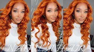 Watch Me Slay This Pre-Colored Orange T Part Wig *Beginner Friendly* | Ft. Nadula Hair