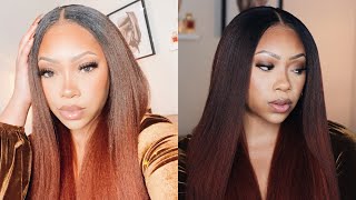 Realistic Lace Closure Ombre Wig! | Hergivenhair