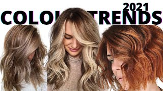 What Are The Biggest Female Hair Colour Trends 2021 | Top Trending 2021 Autumn Winter Looks