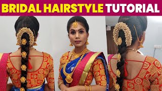 Easy Bridal Hairstyle Tutorial | Party Hairstyle For Girls | Ibc Mangai | Wedding Hairstyles