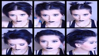 6 Fast / Easy Pixie Hairstyles | Hairtutorial Pt. 5