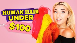 Amazon Human Hair Wig Under $100 (Unboxing)