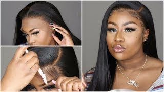 *Detailed* How To Install My 36O Wig W/ Side Part | Omgherhair