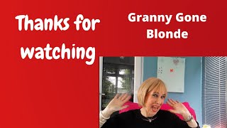 Blondie, My New Blonde Wig. Granny'S Gone Blonde