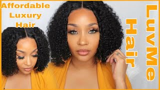 Super Natural Everyday Curly Bob Wig| Ft. Luvme Hair