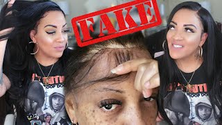 Easy Fake Scalp Lace Tinting ┃Faked The Heck Out ┃Only $119 Fake Scalp Lace Wig ┃Cocoblackhair.Com