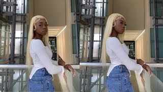 Quick And Easy Blonde Wig Install Ft. Bgm Girl Hair