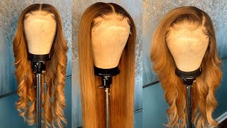 How To Do A Bleach Bath | Easiest Way To Bleach Your Wig To Achieve The Perfect Honey Blonde!!