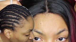 Sewing Your Full Lace Wig Down | No Glue At All