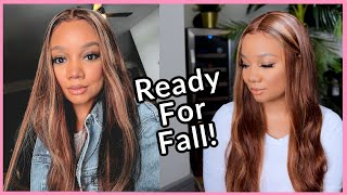 Let'S Switch It Up For Fall  Honey Blonde Straight Closure Wig | Klaiyi Hair
