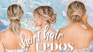 Updo Hairstyles For Short Hair - Kayley Melissa