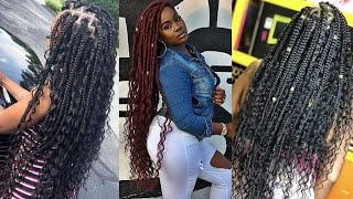 2020 African Braids Hairstyles : Crazy Unique Hairstyles With Curls