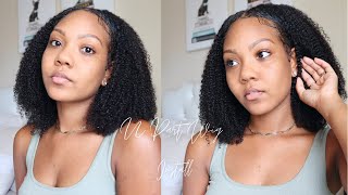How To: Easy Install & Style A Kinky Curly U-Part Wig From Curls Curls