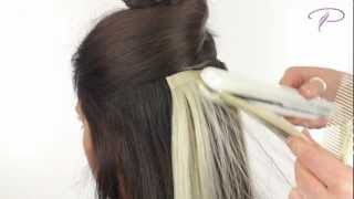 Tape Hair Extensions Install And Removal