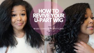 How To Revive Your U-Part Wig From Knappy Hair / 1 Year Update