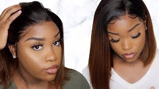 How To: Melt Lace On Bob Wig | Effortless, Pre-Plucked   | Myfirstwig