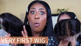 My First Wig Unboxing And Review From Hairvivi | Preplucked Prebleached Fake Scalp Wig