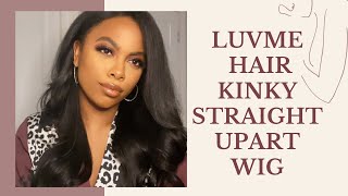 Kinky Straight Upart Wig Install Ft. Luvme Hair
