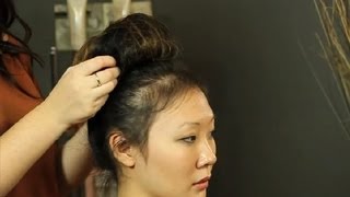 How To Style A Carrie Bradshaw Bun : Updos & Hair Styling