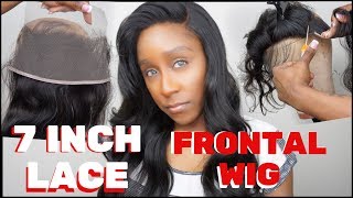 How To Make A 7 Inch Lace Frontal/Closure Wig | The Best Wig Ever!! | No Glue Or Gel | Celie Hair