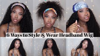6 Ways On How To Style And Wear A Headband Wig | Beginner Friendly | Ft. Nadula Hair
