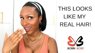 Perfect Natural-Looking Bob For Summer! Bobbi Boss Wilhona Headband Wig Review