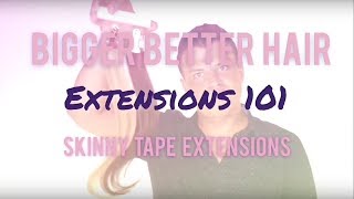 Tape Hair Extensions | Dallas Hair Extensions Salon