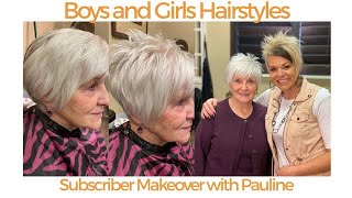 Hairstyles For Women Over 60 - Long To Pixie Haircut | Pixie Hairstyles For Older Women