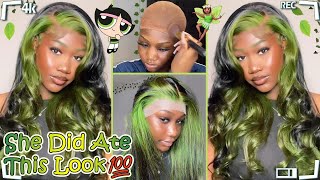 Highlights Green Lace Front Wig! Inspired Shego Hairstyle | Hot Sale Wig Review #Ulahair