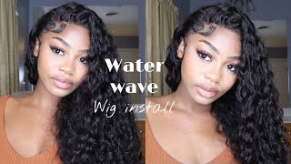 *Must Have* The Best Water Wave Hair! Watch Me Install & Melt This Hd Lace Wig | Asteria Hair