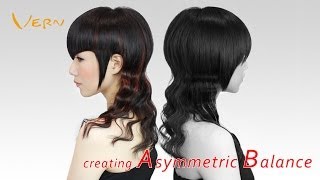 How To Cut Angled Bangs/Wavy Long Women Haircut? Design By Cherry,韓系波浪長捲女髮型設計Vern Hairstyles 17