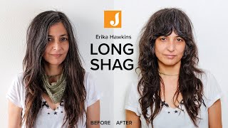 Long Razor Shag Haircut For Women - Tutorial With Erika Hawkins