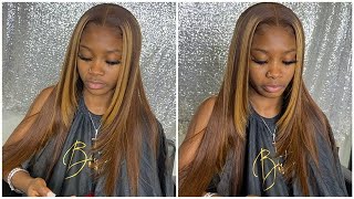 Best Highlight Blonde Wig & Install With Cut Layers ✨| Julia Hair ✨