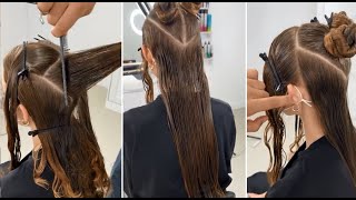 Long Layers Haircut For Curly Hair | Tips & Techniques For Cutting Curly Hair | Curly Long Hairstyle