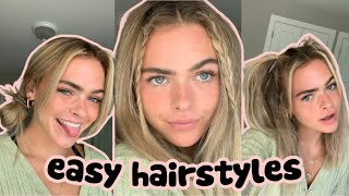 Easy & Heatless Hairstyles For School (Pinterest & Tik Tok Inspired)