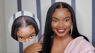 New Favorite! Fake Scalp Kinky Straight Lace Front Wig From Afsisterwig