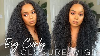 Big Curly Closure Wig! Nadula Hair | Wine N Wigs Wednesday |Alwaysameera