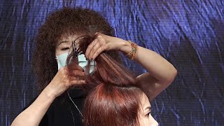 Short Hairstyle For Women With Long Side-Swept Curly Bangs – Vern Hairstyles 65