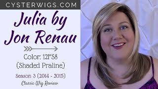 Cysterwigs Wig Review: Julia By Jon Renau, Color: 12Fs8 (Shaded Praline)