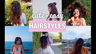 5 Super Easy Heatless Hairstyles For School/ College!