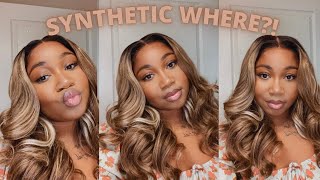 Best Blonde Wig For Black Women.... And Its Synthetic ?! | Sensationnel 13X6 What Lace Zelena